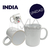 TAZA DE CERAMICA BLANCA IMPORTADA INDIA
