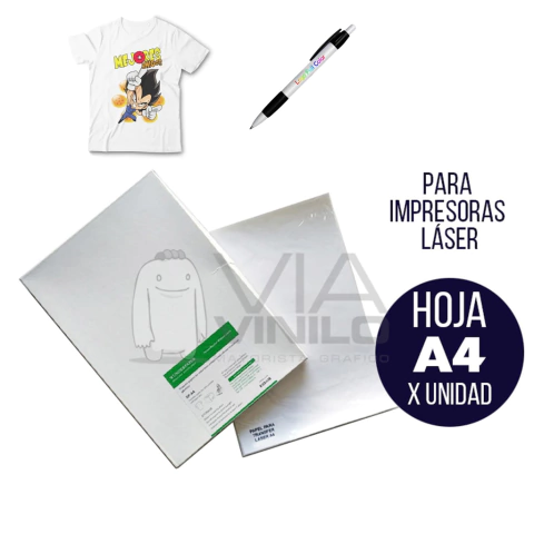 PAPEL TRANSFER PARA LÁSER - A4