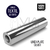 VINILO TERMO TEXTIL CROMO x 10CM - PLATEADO - MINSEO