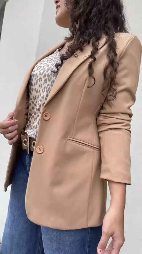 BLAZER TROPICAL C/LYCRA LARGO - comprar online