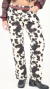 JEAN LARA COW PRINT