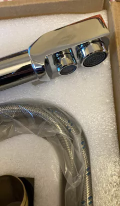 Grifo De Cocina Monocomando Con Llave Para Purificador 7606 Acero inoxidable - BREWERY SUPPLIES