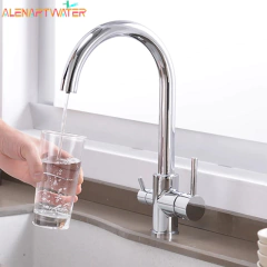 Grifo De Cocina Monocomando Con Llave Para Purificador 7605 Acero inoxidable - comprar online