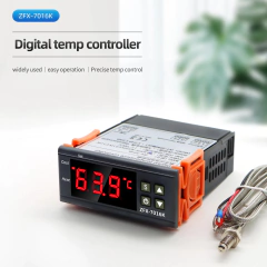 Termostato Digital Alta Temperatura Zfx 7016k 1 - 1000 Grados