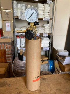 Regulador LIGA con 1 manometro para tubo 21,8 - BREWERY SUPPLIES