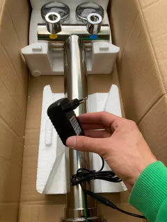 Pilón Talos T Acero Inoxidable Para 2 Canillas Con Led - comprar online