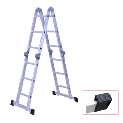 Escalera de aluminio plegable 12 escalones 3.5 metros - comprar online