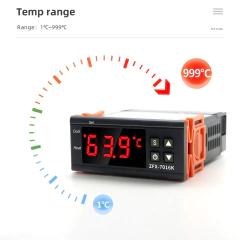 Termostato Digital Alta Temperatura Zfx 7016k 1 - 1000 Grados - tienda online
