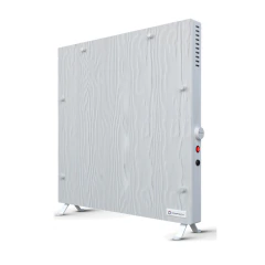 Panel Calefactor Firenze 1400w Patas/pared Temptech simil madera blanca