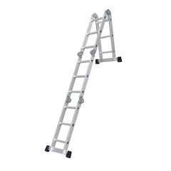 Escalera de aluminio plegable 12 escalones 3.5 metros en internet