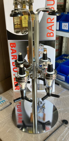 Dispenser Giratorio De 4 Botellas Y Bebidas Coctelería
