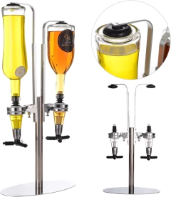 Dispenser De Bebidas Para 2 Botellas Bar Butler con base - tienda online