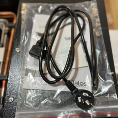 Chopera Eléctrica Talos Pilón negro cobra 2 canillas