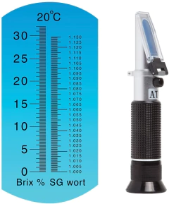 Refractometro Rango: 0-32 % Brix | 1.000 - 1.130 SG CERVEZA en internet