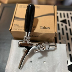 Chopera Eléctrica Talos Pilón negro cobra 2 canillas - comprar online