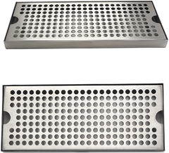 Bandeja acero 40 x 15 x 2,5 cm. - BREWERY SUPPLIES