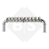 ARCO DE ACERO TALOS PARA 10 CANILLAS CON RECIRCULADO y LED