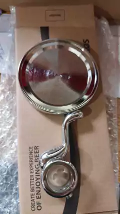 Portalogo circular acero alto - comprar online