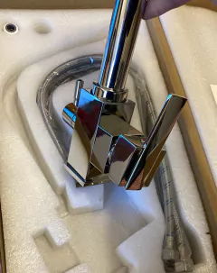 Imagen de Grifo De Cocina Monocomando Con Llave Para Purificador 7606 Acero inoxidable