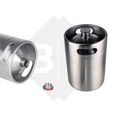 Mini Keg 5 Litros manual con 2 Barriles - BREWERY SUPPLIES
