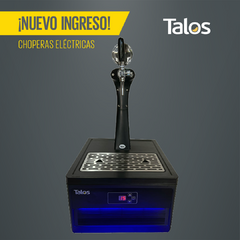 Chopera Eléctrica Talos Pilón negro cobra 1 canilla