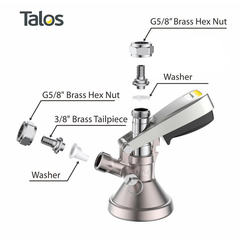 Conector G talos con válvula de alivio - tienda online