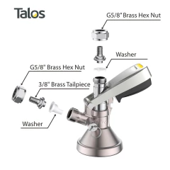 Conector G talos con válvula de alivio - tienda online