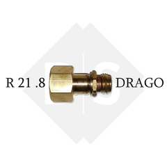 Adaptador para cargar Drago desde tubo CO2 21,8