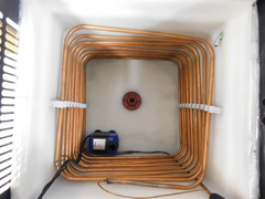Chiller para 6 lineas de cerveza. incluye 6 serpentinas de Acero inoxidable - BREWERY SUPPLIES