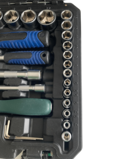 Set De Llaves Acero 94 Piezas Con Estuche Rígido
