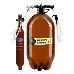 Kit con barril pet 5 litros con drago