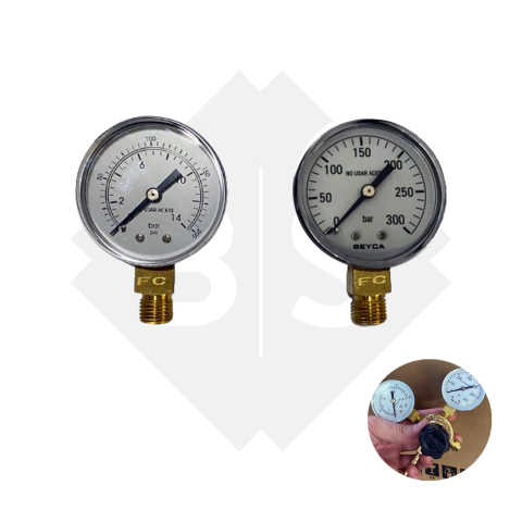 Manómetro LIGA / GENERICO JUEGO PARA TUBO DE NITROGENO