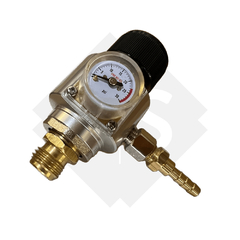 Mini regulador co2 con espigas y adaptador para drago - comprar online