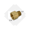 Niple Adaptador bronce H 21,8 a 1/2 M - comprar online