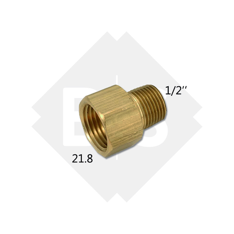 Niple Adaptador bronce H 21,8 a 1/2 M - comprar online