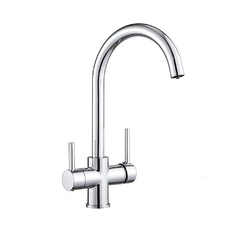 Grifo De Cocina Monocomando Con Llave Para Purificador 7605 Acero inoxidable