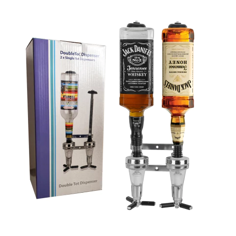 Dispenser De Bebidas Para 2 Botellas Bar Butler para pared - comprar online