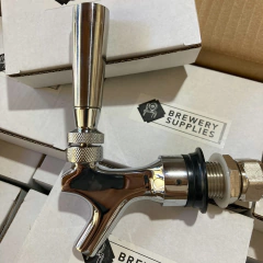 Manija para canilla simple acción acero.