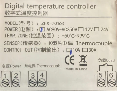 Termostato Digital Alta Temperatura Zfx 7016k 1 - 1000 Grados en internet