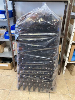 Botellas Pet 1 litro ámbar c/tapa x 100 unidades - BREWERY SUPPLIES