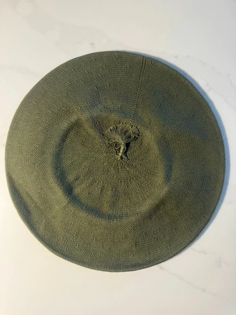 BOINA DE HILO VERDE MUSGO 30 CM - comprar online