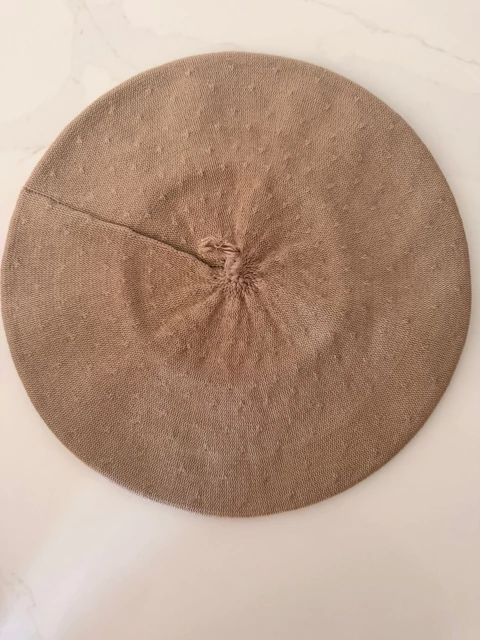 BOINA DE HILO BEIGE 32 CM - comprar online