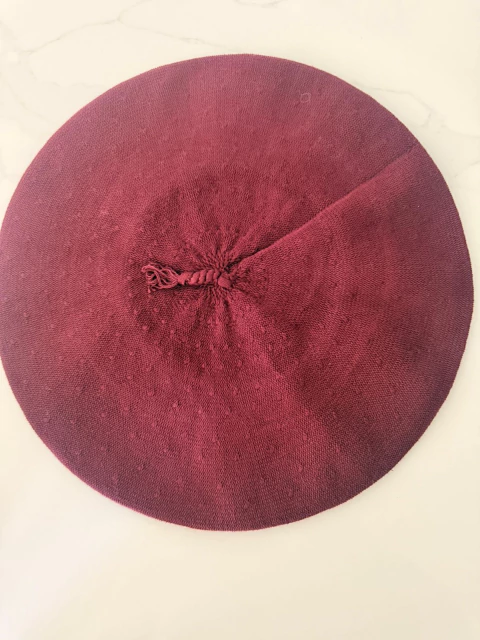 BOINA DE HILO BORDO 32 CM - comprar online