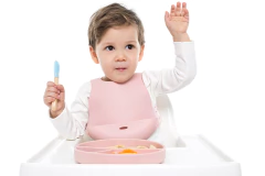 Babero de Silicona Flex Bib - Rosa