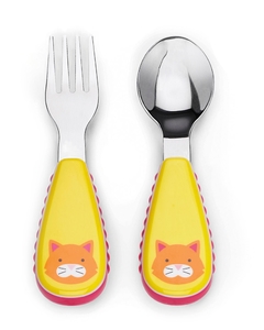 Set De Cubiertos Tenedor + Cuchara Skip Hop Gato