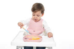 Babero de Silicona Flex Bib - Rosa - comprar online