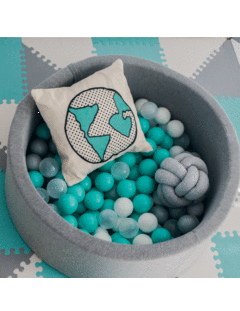 Pack 100 Pelotitas para Pelotero - Verde Agua