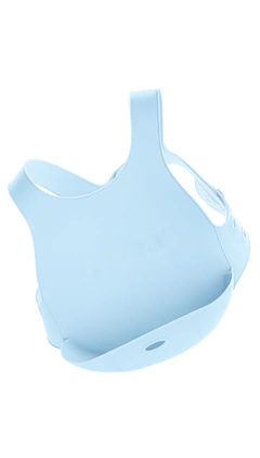 Babero de Silicona Flex Bib - Celeste - comprar online