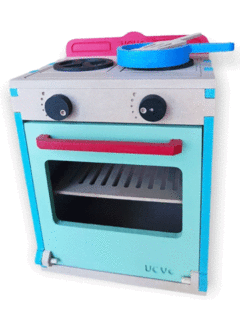 Cocina con Horno + Espátula, Sarten y Huevo Frito - comprar online