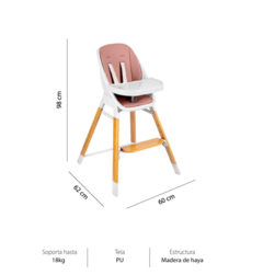 SILLA DE COMER 2 EN 1 - PINK